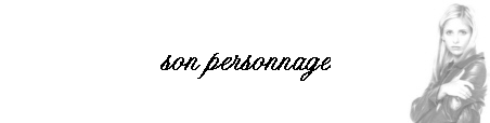 son personnage